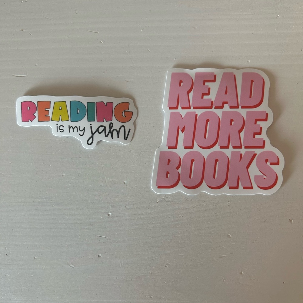 Free with any purchase! Colorful Reading Stickers